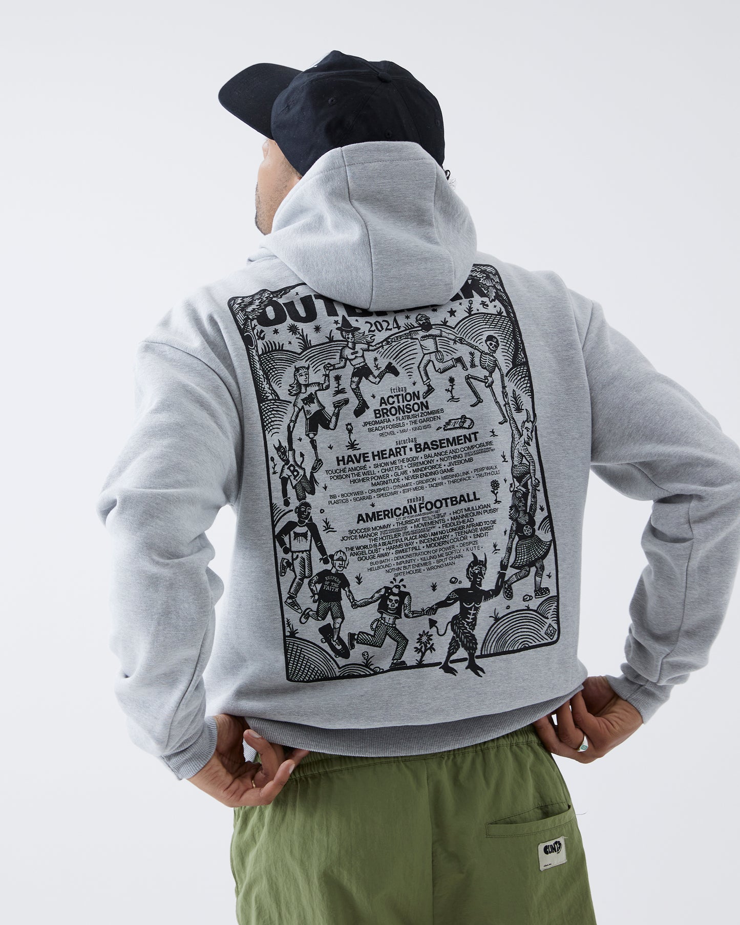 Line-up Hoodie Grey